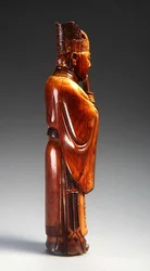 En figur af en embedsmand (udskåret elfenben) (se også 272118)